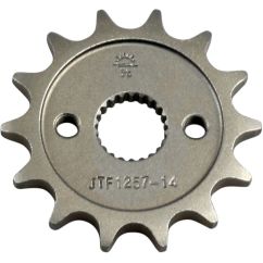JTF1257.14 FRONT REPLACEMENT SPROCKET 14 TEETH 428 PITCH NATURAL STEEL