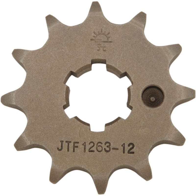 JTF1263.12 FRONT SPROCKET 12 TEETH 428 PITCH NATURAL STEEL