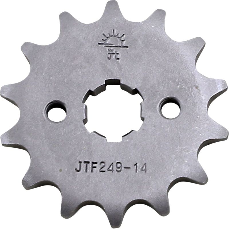 JTF249.14 FRONT REPLACEMENT SPROCKET 14 TEETH 420 PITCH NATURAL STEEL