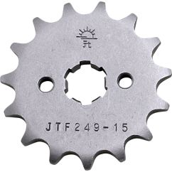 JTF249.15 FRONT REPLACEMENT SPROCKET 15 TEETH 420 PITCH NATURAL STEEL