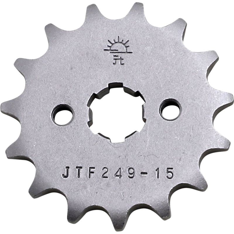 JTF249.15 FRONT REPLACEMENT SPROCKET 15 TEETH 420 PITCH NATURAL STEEL