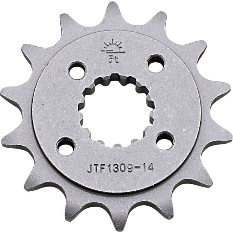 JTF1309.14 FRONT REPLACEMENT SPROCKET 14 TEETH 520 PITCH NATURAL STEEL