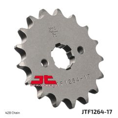 JTF1264.17 FRONT REPLACEMENT SPROCKET 17 TEETH 428 PITCH NATURAL STEEL