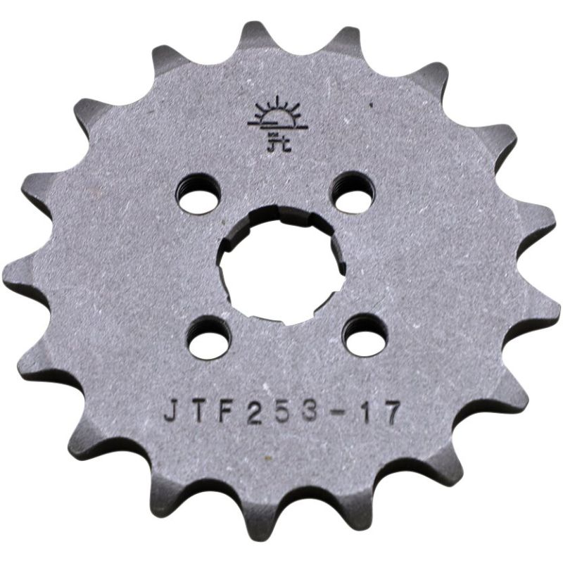JTF253.17 FRONT REPLACEMENT SPROCKET 17 TEETH 420 PITCH NATURAL STEEL