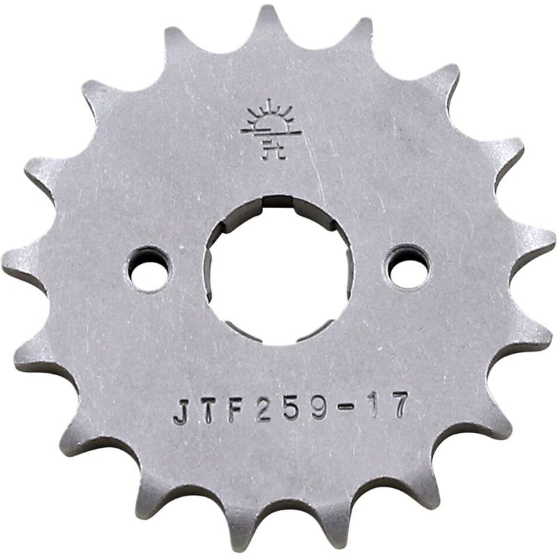 JTF259.17 FRONT REPLACEMENT SPROCKET 17 TEETH 428 PITCH NATURAL STEEL