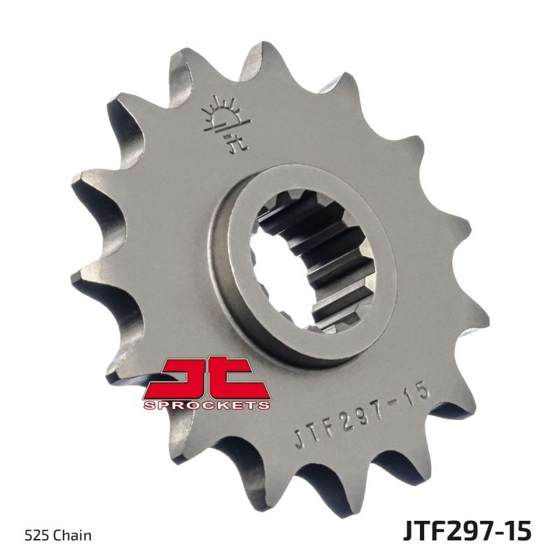 JTF297.15 FRONT REPLACEMENT SPROCKET 15 TEETH 525 PITCH NATURAL STEEL