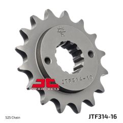 JTF314.16 FRONT REPLACEMENT SPROCKET 16 TEETH 525 PITCH NATURAL STEEL