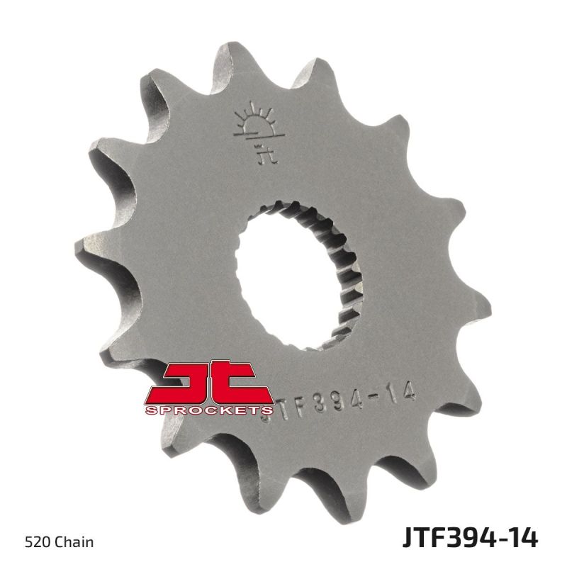 JTF394.14 FRONT REPLACEMENT SPROCKET 14 TEETH 520 PITCH NATURAL STEEL