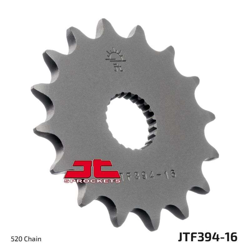 JTF394.16 FRONT REPLACEMENT SPROCKET 16 TEETH 520 PITCH NATURAL STEEL
