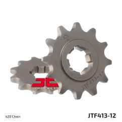 JTF413.12 FRONT REPLACEMENT SPROCKET 12 TEETH 420 PITCH NATURAL STEEL