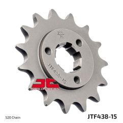 JTF438.15 FRONT REPLACEMENT SPROCKET 15 TEETH 520 PITCH NATURAL STEEL