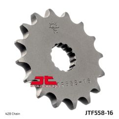 JTF558.16 FRONT REPLACEMENT SPROCKET 16 TEETH 428 PITCH NATURAL STEEL