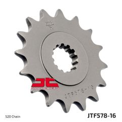 JTF578.16 FRONT REPLACEMENT SPROCKET 16 TEETH 520 PITCH NATURAL STEEL