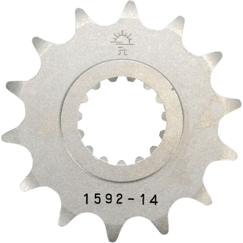JTF1592.14 FRONT REPLACEMENT SPROCKET 14 TEETH 520 PITCH NATURAL STEEL