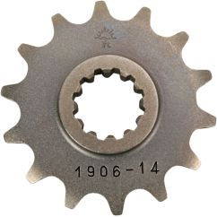 JTF1906.14 FRONT REPLACEMENT SPROCKET 14 TEETH 420 PITCH NATURAL STEEL