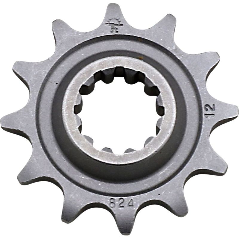 JTF824.12 FRONT REPLACEMENT SPROCKET 12 TEETH 520 PITCH NATURAL STEEL