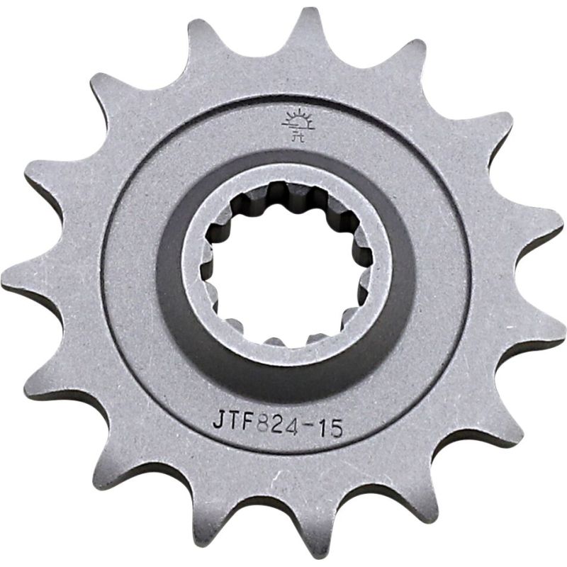 JTF824.15 FRONT REPLACEMENT SPROCKET 15 TEETH 520 PITCH NATURAL STEEL