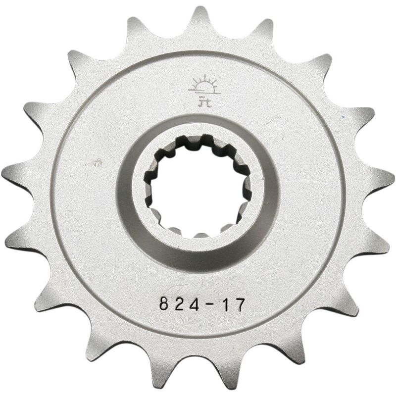 JTF824.17 FRONT REPLACEMENT SPROCKET 17 TEETH 520 PITCH NATURAL STEEL