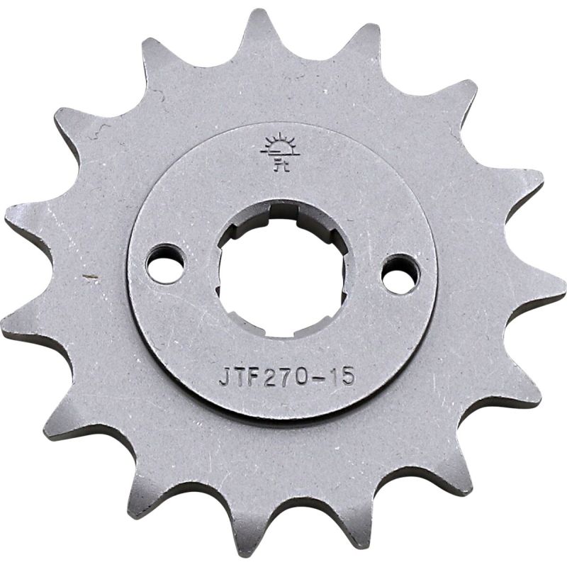 JTF270.15 FRONT REPLACEMENT SPROCKET 15 TEETH 520 PITCH NATURAL STEEL