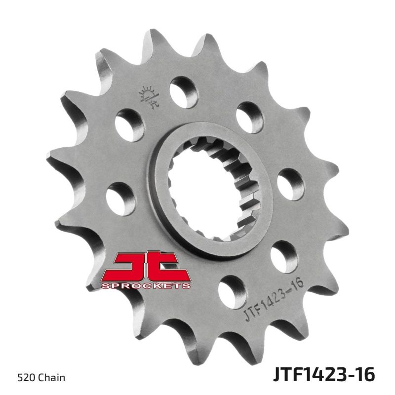 JTF1423.16 FRONT REPLACEMENT SPROCKET 16 TEETH 520 PITCH NATURAL STEEL