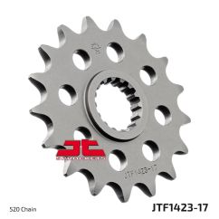 JTF1423.17 FRONT REPLACEMENT SPROCKET 17 TEETH 520 PITCH NATURAL STEEL