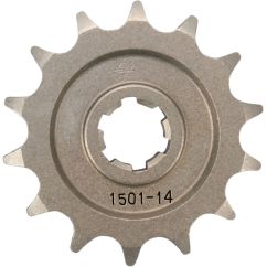 JTF1501.14 FRONT REPLACEMENT SPROCKET 14 TEETH 428 PITCH NATURAL CHROMOLY STEEL ALLOY