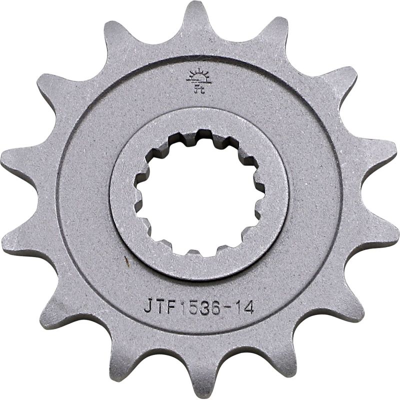 JTF1536.14 FRONT REPLACEMENT SPROCKET 14 TEETH 520 PITCH NATURAL CHROMOLY STEEL ALLOY