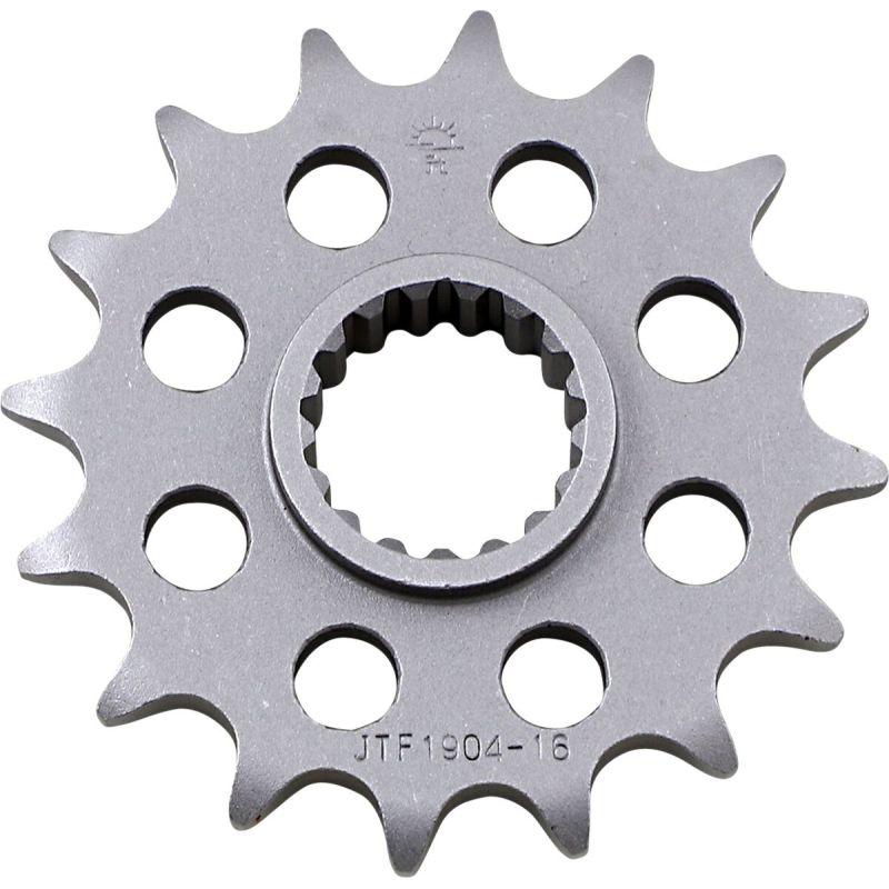 JTF1904.16 FRONT REPLACEMENT SPROCKET 16 TEETH 525 PITCH NATURAL CHROMOLY STEEL