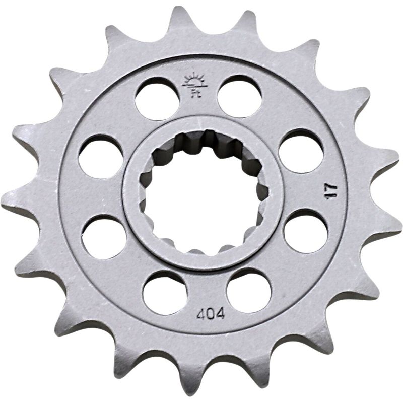 JTF404.17 FRONT REPLACEMENT SPROCKET 17 TEETH 525 PITCH NATURAL CHROMOLY STEEL ALLOY