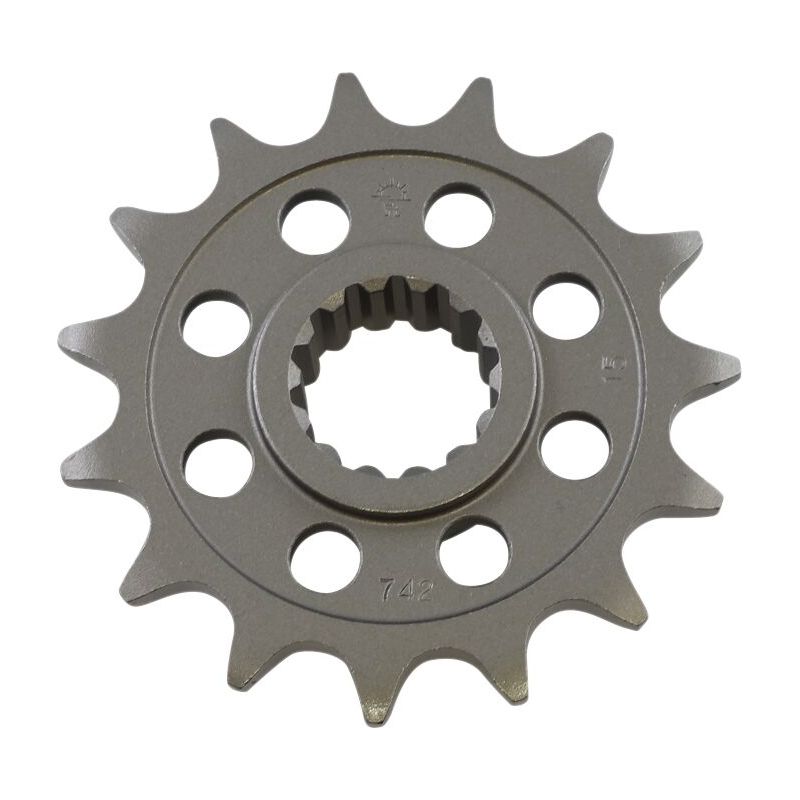 JTF742.15 FRONT REPLACEMENT SPROCKET 15 TEETH 520 PITCH NATURAL CHROMOLY STEEL