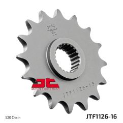 JTF1126.16 FRONT REPLACEMENT SPROCKET 16 TEETH 520 PITCH NATURAL CHROMOLY STEEL ALLOY