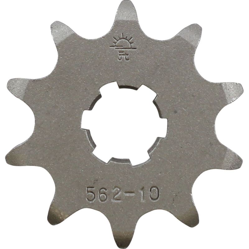 JTF562.10 FRONT REPLACEMENT SPROCKET 10 TEETH 420 PITCH NATURAL CHROMOLY STEEL ALLOY