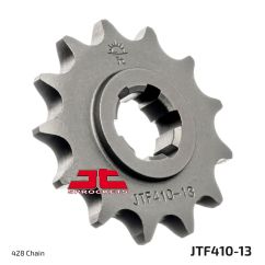 JTF410.13 FRONT REPLACEMENT SPROCKET 13 TEETH 428 PITCH NATURAL CHROMOLY STEEL ALLOY