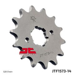 JTF1573.14 FRONT REPLACEMENT SPROCKET 14 TEETH 520 PITCH NATURAL CHROMOLY STEEL ALLOY