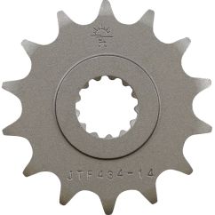 JTF434.14 FRONT REPLACEMENT SPROCKET 14 TEETH 520 PITCH NATURAL CHROMOLY STEEL ALLOY