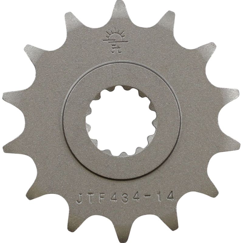 JTF434.14 FRONT REPLACEMENT SPROCKET 14 TEETH 520 PITCH NATURAL CHROMOLY STEEL ALLOY