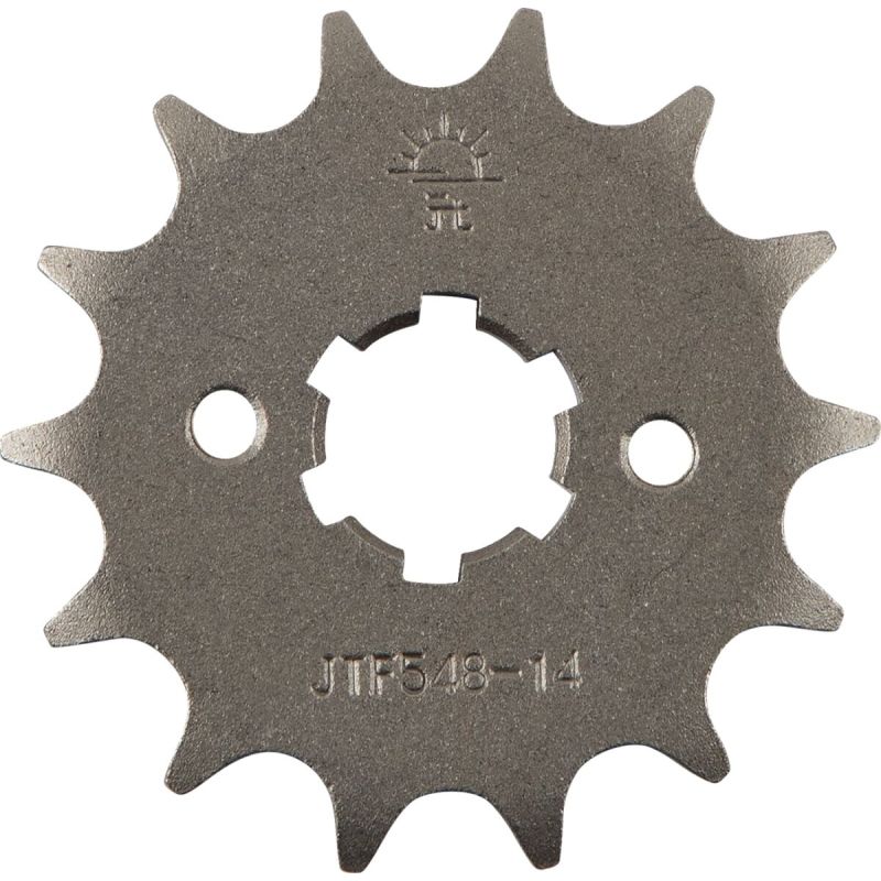 JTF548.14 FRONT REPLACEMENT SPROCKET 14 TEETH 428 PITCH NATURAL CHROMOLY STEEL ALLOY