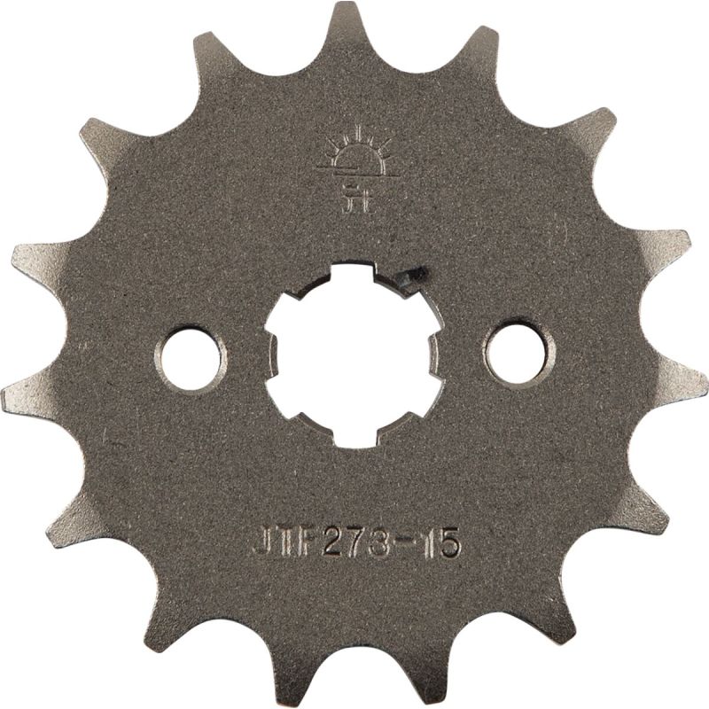 JTF273.15 FRONT REPLACEMENT SPROCKET 15 TEETH 428 PITCH NATURAL CHROMOLY STEEL ALLOY