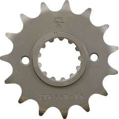 JTF339.15 FRONT REPLACEMENT SPROCKET 15 TEETH 530 PITCH NATURAL CHROMOLY STEEL ALLOY