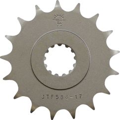 JTF584.17 FRONT REPLACEMENT SPROCKET 17 TEETH 532 PITCH NATURAL CHROMOLY STEEL ALLOY