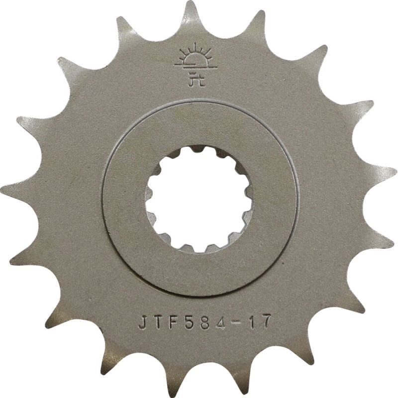 JTF584.17 FRONT REPLACEMENT SPROCKET 17 TEETH 532 PITCH NATURAL CHROMOLY STEEL ALLOY
