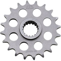 JTF405.20 FRONT REPLACEMENT SPROCKET 20 TEETH 525 PITCH NATURAL CHROMOLY STEEL ALLOY