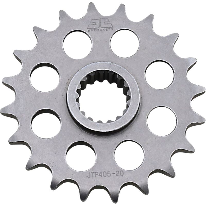 JTF405.20 FRONT REPLACEMENT SPROCKET 20 TEETH 525 PITCH NATURAL CHROMOLY STEEL ALLOY