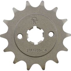 JTF1903.14 FRONT REPLACEMENT SPROCKET 14 TEETH 520 PITCH NATURAL CHROMOLY STEEL ALLOY