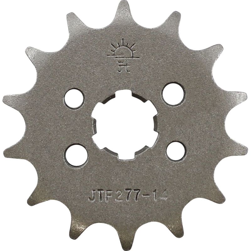 JTF277.14 FRONT REPLACEMENT SPROCKET 14 TEETH 428 PITCH NATURAL CHROMOLY STEEL ALLOY