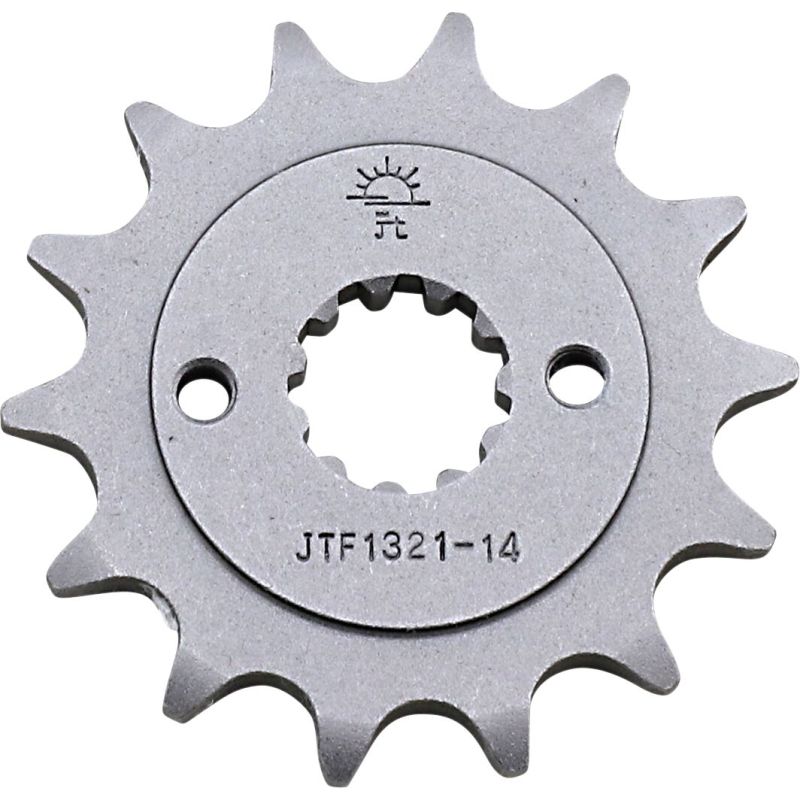 JTF1321.14 FRONT REPLACEMENT SPROCKET 14 TEETH 520 PITCH NATURAL STEEL