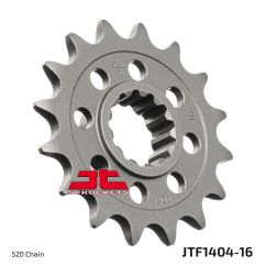 JTF1404.16 FRONT REPLACEMENT SPROCKET 16 TEETH 520 PITCH NATURAL CHROMOLY STEEL ALLOY