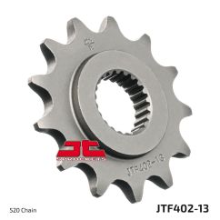 JTF402.13 FRONT REPLACEMENT SPROCKET 13 TEETH 520 PITCH NATURAL CHROMOLY STEEL ALLOY