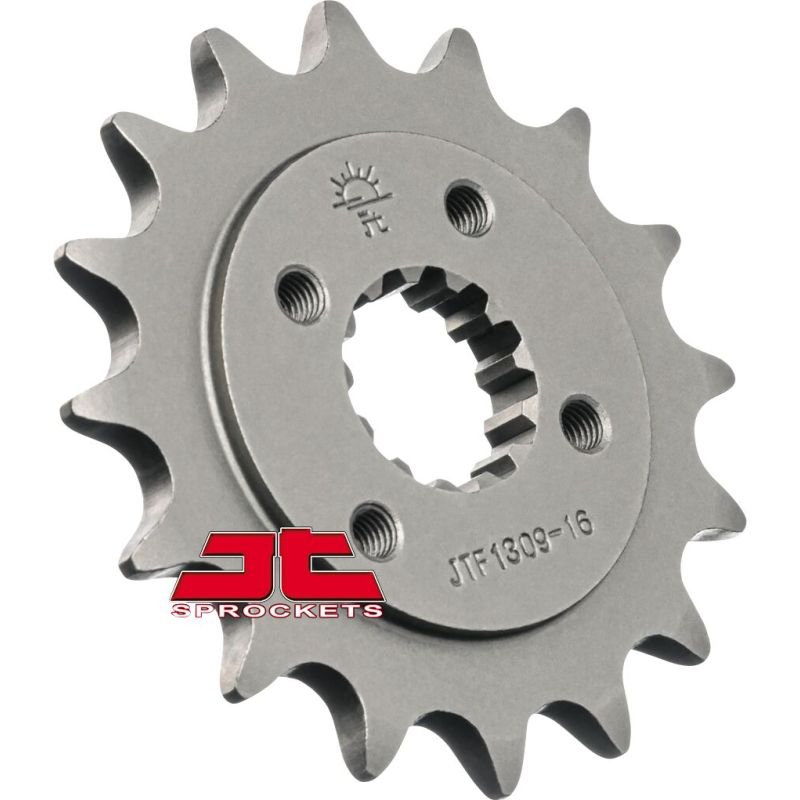JTF1309.16 FRONT REPLACEMENT SPROCKET 16 TEETH 520 PITCH NATURAL SCM420 CHROMOLY STEEL ALLOY