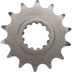 JTF1370.14 FRONT REPLACEMENT SPROCKET 14 TEETH 525 PITCH NATURAL SCM420 CHROMOLY STEEL ALLOY
